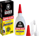 Medium Cyanoacrylate (CA) Super Glue – 2 oz Bottle – Fast-Setting Adhesive for Wood, Plastic, Ceramic, and DIY Projects — 1