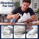 Yass Clean Shoe Cleaner, Water-Free Sneaker Cleaner Foam, White Shoe Cleaner Kit with Brush for Sneaker, Tennis, Leather, Canvas, Golf, Boot, 4 Pack 6.76 Oz — 4