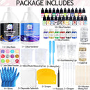 Pmbqifay Epoxy Resin 2 Gallon Kit, Clear Resin Epoxy, Resin Kit - High-Gloss,No Bubbles, Not Yellowing,… — 2