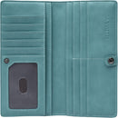 Alldaily Ultra Slim Thin Women Wallet RFID Blocking Credit Card Holder Bifold Long Ladies Billfold (Purist Blue) — 1