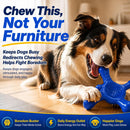 Dog Chew Toy for Aggressive Chewers - Tough Nylon Dog Toy for Small & Medium…