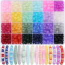 720pcs Abacus Glass Beads for Bracelet, Rondelle Beads for Jewelry Making — 1