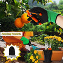 4 Pack Garden Shears Scissors,Pruning Shears, pruning shears for gardening Stainless Steel Blades, Gardening Clippers Hand Pruner With a Gardening Gloves((Red Yellow Blue Orange) | 4PCS — 3