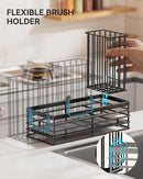 Yofidra Sponge Holder for Kitchen Sink, Sink Caddy with Stone Drying Mat — 3