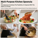 3 PACK Silicone Cooking Spoon Spatula for Nonstick Cookware, Heat‑resistant — 5