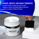 U.S. Art Supply White Gesso Primer 16.9oz (500ml) for Oil & Acrylic Paint — 3