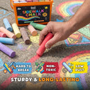 24 PCS Sidewalk Chalk for Kids - 13 Colors Chalk Bucket -Non-Toxic Washable | 24 Count (Pack of 1) — 5