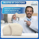 HAPAD Metatarsal Bar - Large, Ball of Foot Pad Wool Felt Shoe Insert 4