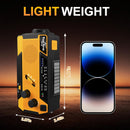 Hand Crank Emergency Radio 7400mWh (2000mAh) Solar Hand Crank Radio | 2000mAh Orange — 8