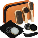 Loopeer 8 Pcs Shoe Shine Kit Leather Polish Brush Care Kit | Brown — 1