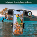 Adorrgon 12x42 High Powered Binoculars for Adults, Phone Adapter and Tripod — 3