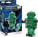 Green Tin Robot Crystal 3D Puzzle, 39-Pc Brain Teaser, Ages 12+ — 1