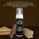 Care & Cool Suede & Nubuck Foam Cleaner Kit, Hog Brush, Eraser & Cloth | Foam Kit — 3