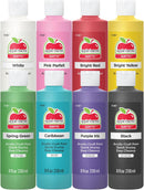 Apple Barrel Acrylic Craft Paint Set, Matte Finish, Set of 8, 8 Fl Oz (Pack of 8), Assorted — 1