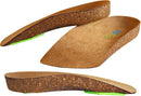 3/4 Length Cork Neon Shield Arch Support Insole for Kids with Foot Pronation, Flat feet, or Any Other undiagnosed Arch Support Issues. (Kids Size 4-7.5) — 3