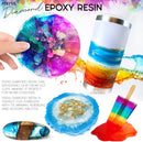Pixiss Epoxy Resin Kit 2 Gallon – Crystal Clear Art Resin & Hardener with Gloves, Spreader, Silicone Mixing Sticks &… — 7