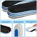 Unittype 4 Pairs Memory Foam Shoe Insoles Men Women, Men Us 8-12, Black — 5