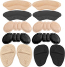 6 Pairs Heel Grips for Women's Shoes, Heel Pads for Shoes, Shoe Cushions for Women High Heel Comfort Pads - Metatarsal Pads Womens, High Heel Inserts & Shoe Inserts for Women 1