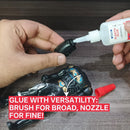 GH1200 (2-in-1) Super Glue for Plastic with Brush Applicator & Nozzle - Fast Setting Plastic Glue Heavy Duty for… — 6