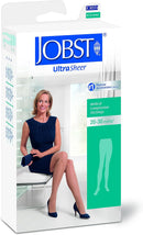 JOBST UltraSheer Waist High 20-30 mmHg Compression Stockings Pantyhose, Closed Toe, Small, Midnight Navy — 2