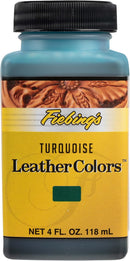 Fiebing's LeatherColors (4 Fl Oz, Turquoise) - Leather Dye for Natural Leather - Water-Based, Non-Flammable Formula - Permanent & Penetrating Color for Shoes, Boots, Furniture - Safe for Institutions — 2