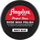 Angelus Perfect Stain Shoe Wax Polish, Professional Shoe Polish For Leather Shoes & Boots, 3 fl oz | Navy Blue — 3