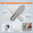 Memory Foam Insoles Men, Women Shoe Inserts for Standing All Day, Shock Absorption Comfort Shoe Pads for Plantar Fasciitis Relief, Work Boots, Running & Walking - Gray — 3