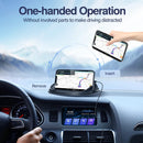 Loncaster Car Phone Holder, Car Phone Mount Silicone Car Pad Mat for Various Dashboards, Slip Free Desk Phone Stand Compatible with iPhone, Samsung, Android Smartphones, GPS Devices and More, Black | Black-1pack photo 3