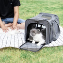 GAPZER Pet Carrier for Large Cats up to 20lbs Soft-Sided Privacy Protection — 6