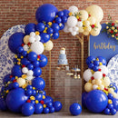 RUBFAC Blue Balloons Different Sizes Royal Blue Balloon Arch Kit 154pcs — 5