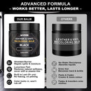 Black Leather Recoloring Balm, Color Restorer, Scratch Remover, Leather dye & Paint for Furniture, Couches,Car Seats — 3