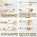 Acejoz 1203 Pcs Crimp Beads Supplies for Jewelry Making, Including Crimp Covers, Crimp Tubes and Wire Guardians,… — 5