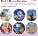 ESRICH 240PCS Paint Brushes, Paint Brush for Acrylic Painting | Purple — 7