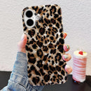 J.west Compatible with iPhone 16 Plus Case,Luxury Sparkle Translucent Clear Vintage Leopard Print Soft Silicone Cover for Girls Women Protective Phone Case for iPhone 16 Plus 6.7 inch Cheetah — 2