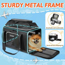 Petskd Top-Expandable Small Pet Carrier 18"x11"x11" Airline Approved