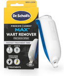 Dr. Scholl's Freeze Away MAX Wart Remover, 10 Treatments - As Fast As 10 Seconds to Treat & Remove Common & Plantar Warts on Hands & Feet, Easy to Use Precision Spray — 1