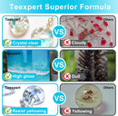 Teexpert Epoxy Resin Crystal Clear: 64OZ Epoxy Resin kit Fast Curing Heat Resistant for Casting Coating Art DIY… — 3