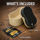 Eagle Shoe Shine Sponge – Instant Shine Sponge for Leather Shoes & Boots | Quick Shoe Polisher & Leather Shine Applicator | Neutral — 2