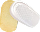 Gel Heel Lifts, 1/2 Inch Height Increase Insoles for Leg Length Discrepancy - Small Shoe Lifts for Women, Shoe Inserts Comfort Half Foot Pads for Heel Pain — 1