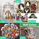 DAPAWIN Oil Based Paint Pen: Permanent Paint Marker, Quick-Dry, Waterproof Paint Set of 24 for Metal, Wood, Easter egg, Rock Painting, Glass, Fabric, Ceramic, Mug, Plastic, Stone, Christmas Stencil | 24 Colors — 5