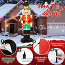 B&D 8FT Christmas Inflatables Nutcracker Soldier Outdoor Decorations, Christmas Blow Up Nutcracker Decorations with Candy Cane Built-in LEDs Inflatable Xmas for Holiday Party Outdoor Lawn Garden Decor — 6