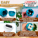 Battery Operated Foot Callus Remover for Dead Skin, Exfoliating Tool - Ocean Blue Callus Remover — 2