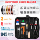 Thrilez Wire Wrapping for Jewelry Making, Repair and Beading Supplies Kit with Craft Ring Wire, Tools, Pliers and… — 2