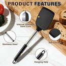 5Pcs Silicone Cooking Utensils Set, Heat Resistant Kitchen Tools Include Solid&Slotted Spatula, Cooking Spoon and… — 3