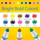 Crayola Broad Line Markers (12pk), Assorted Bulk Markers for Kids, Arts & Crafts Supplies for Coloring Books, Construction Paper, Ages 3+ — 3