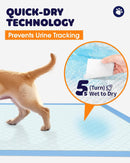 Powools Puppy Pads, 22 x 22 in, Super Absorbent, Spill-Proof, 100 Packs