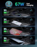 67W 3-Port Super Fast Type C Car Charger USB C for Samsung S26 S25 S24 S23 photo 3