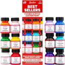 Angelus Acrylic Leather Paint, Best Sellers Kit, Flexible Paint For Shoes, Sneakers, Leather, Canvas, Furniture, and More - 12 Colors (1 — 4