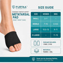 Orthopedic Metatarsal Pads with 3mm Gel,Ball of Foot Cushions, 4 Sizes 5