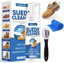 Suede Shoe Cleaner, 6.76 Oz Nubuck Cleaner with Brush and Towel, No-Rinse for Leather, Boots, Knit, Canvas — 1